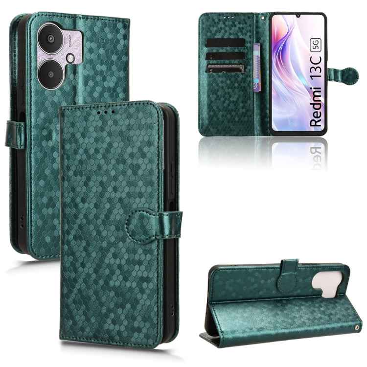 Honeycomb Dot Texture Leather Phone Case, For Xiaomi Poco F6 /Redmi Turbo 3, For Xiaomi Civi 4 Pro, For Xiaomi Poco M6 Pro 4G, For Xiaomi Redmi A3, For Xiaomi Redmi Note 13 Pro 4G Global, For Xiaomi Redmi Note 13 4G, For Xiaomi Redmi 13C 5G / 4G�������...