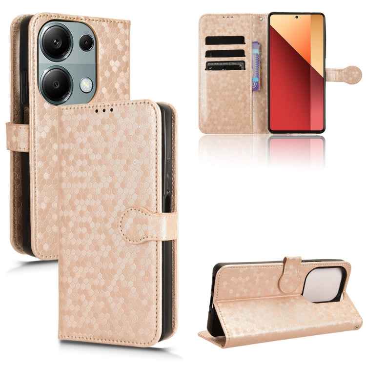 Honeycomb Dot Texture Leather Phone Case, For Xiaomi Poco F6 /Redmi Turbo 3, For Xiaomi Civi 4 Pro, For Xiaomi Poco M6 Pro 4G, For Xiaomi Redmi A3, For Xiaomi Redmi Note 13 Pro 4G Global, For Xiaomi Redmi Note 13 4G, For Xiaomi Redmi 13C 5G / 4G�������...