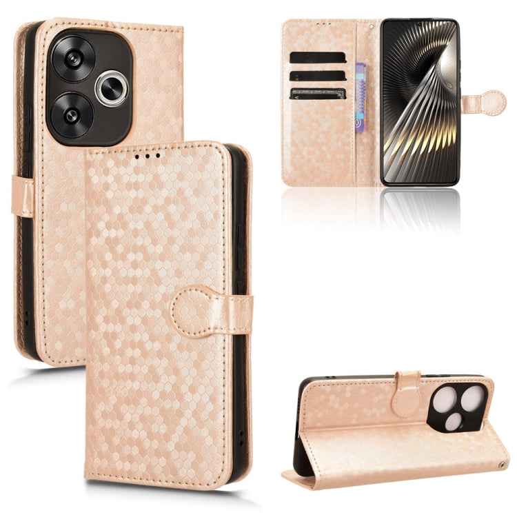 Honeycomb Dot Texture Leather Phone Case, For Xiaomi Poco F6 /Redmi Turbo 3, For Xiaomi Civi 4 Pro, For Xiaomi Poco M6 Pro 4G, For Xiaomi Redmi A3, For Xiaomi Redmi Note 13 Pro 4G Global, For Xiaomi Redmi Note 13 4G, For Xiaomi Redmi 13C 5G / 4G�������...