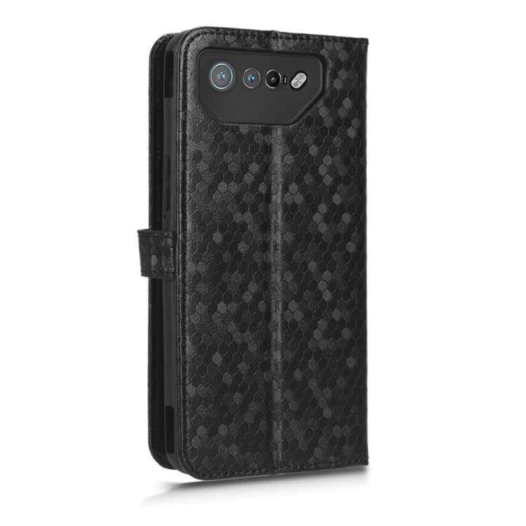 Honeycomb Dot Texture Leather Phone Case, For Asus ROG Phone 7