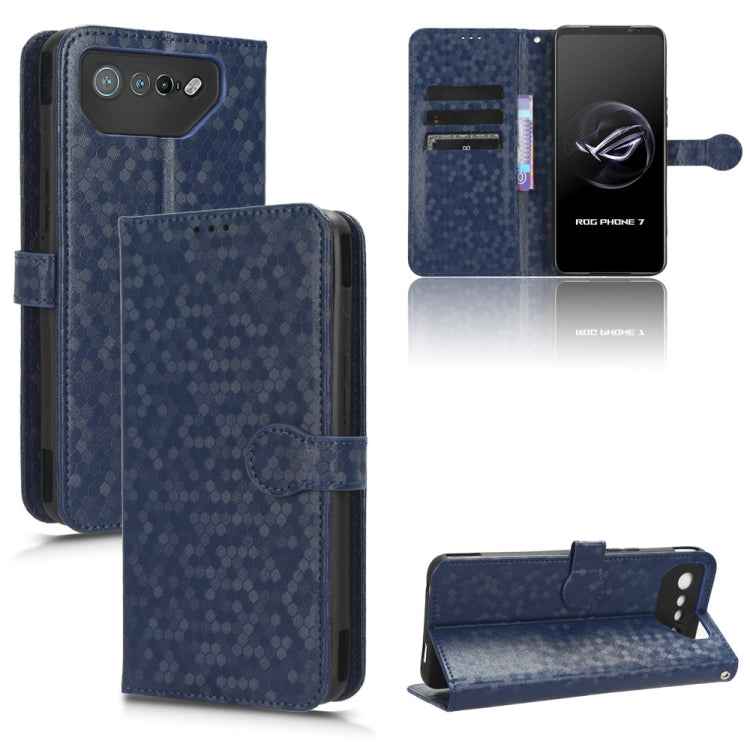 Honeycomb Dot Texture Leather Phone Case, For Asus ROG Phone 7