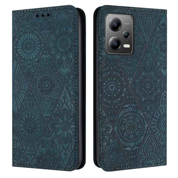 Ethnic Embossed Adsorption Leather Phone Case, For Xiaomi Redmi 13 4G, For Xiaomi Redmi Note 13 5G, For Xiaomi Redmi 13C, For Xiaomi Redmi Note 13 Pro 5G, For Redmi Note 12 Pro 4G, For Redmi Note 12 4G Global, For Redmi Note 12 Pro 5G Global�����������...