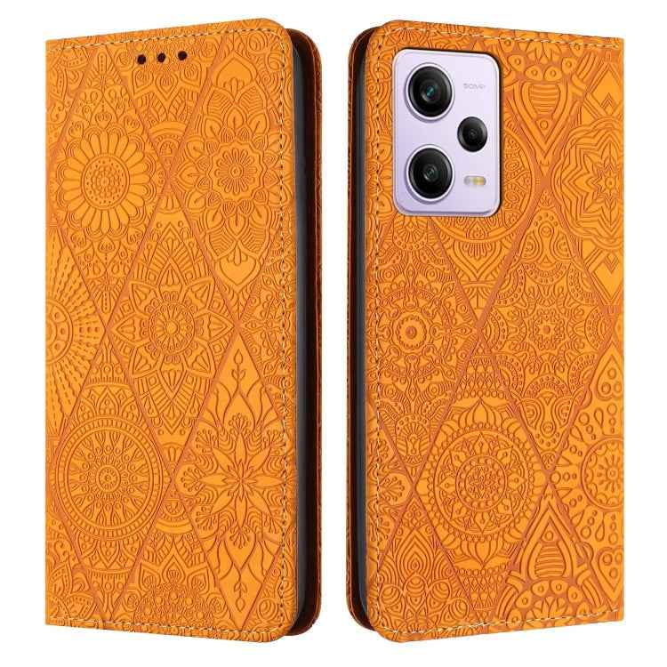Ethnic Embossed Adsorption Leather Phone Case, For Xiaomi Redmi 13 4G, For Xiaomi Redmi Note 13 5G, For Xiaomi Redmi 13C, For Xiaomi Redmi Note 13 Pro 5G, For Redmi Note 12 Pro 4G, For Redmi Note 12 4G Global, For Redmi Note 12 Pro 5G Global�����������...