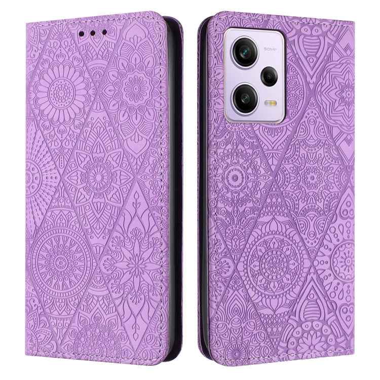Ethnic Embossed Adsorption Leather Phone Case, For Xiaomi Redmi 13 4G, For Xiaomi Redmi Note 13 5G, For Xiaomi Redmi 13C, For Xiaomi Redmi Note 13 Pro 5G, For Redmi Note 12 Pro 4G, For Redmi Note 12 4G Global, For Redmi Note 12 Pro 5G Global�����������...