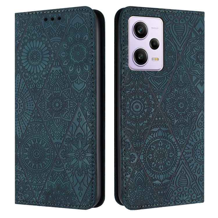 Ethnic Embossed Adsorption Leather Phone Case, For Xiaomi Redmi 13 4G, For Xiaomi Redmi Note 13 5G, For Xiaomi Redmi 13C, For Xiaomi Redmi Note 13 Pro 5G, For Redmi Note 12 Pro 4G, For Redmi Note 12 4G Global, For Redmi Note 12 Pro 5G Global�����������...