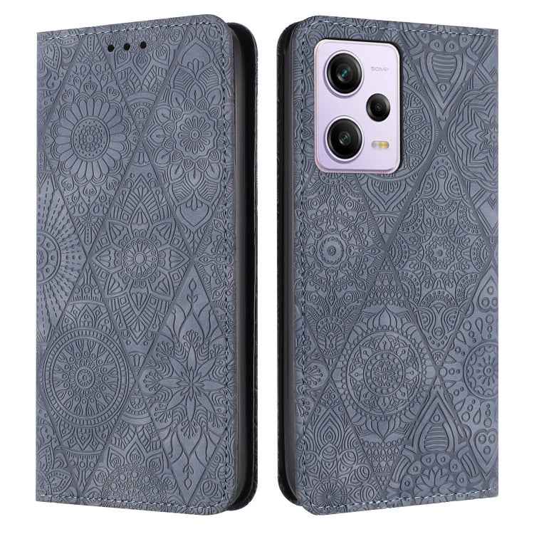 Ethnic Embossed Adsorption Leather Phone Case, For Xiaomi Redmi 13 4G, For Xiaomi Redmi Note 13 5G, For Xiaomi Redmi 13C, For Xiaomi Redmi Note 13 Pro 5G, For Redmi Note 12 Pro 4G, For Redmi Note 12 4G Global, For Redmi Note 12 Pro 5G Global�����������...