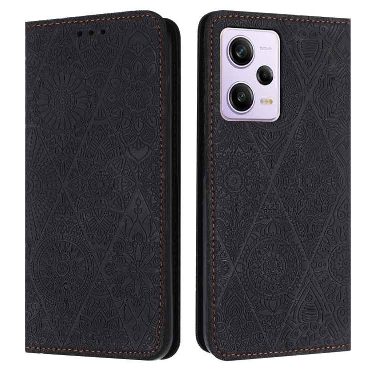 Ethnic Embossed Adsorption Leather Phone Case, For Xiaomi Redmi 13 4G, For Xiaomi Redmi Note 13 5G, For Xiaomi Redmi 13C, For Xiaomi Redmi Note 13 Pro 5G, For Redmi Note 12 Pro 4G, For Redmi Note 12 4G Global, For Redmi Note 12 Pro 5G Global�����������...