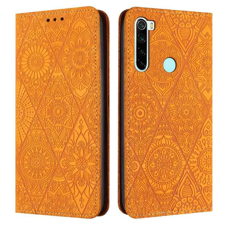 Ethnic Embossed Adsorption Leather Phone Case, For Redmi Note 8T, For Redmi Note 8, For Redmi Note 8 Pro, For Redmi Note 7 / 7 Pro