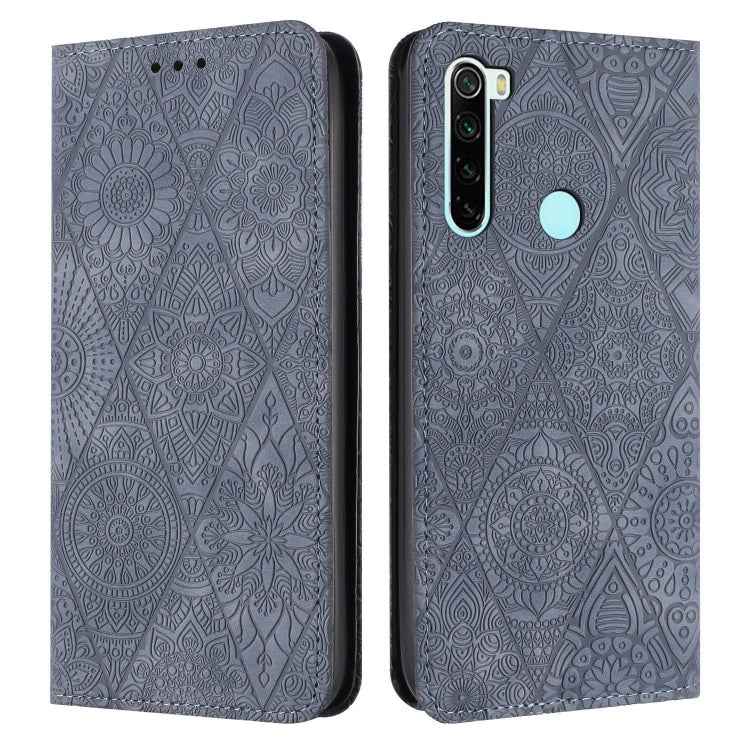 Ethnic Embossed Adsorption Leather Phone Case, For Redmi Note 8T, For Redmi Note 8, For Redmi Note 8 Pro, For Redmi Note 7 / 7 Pro