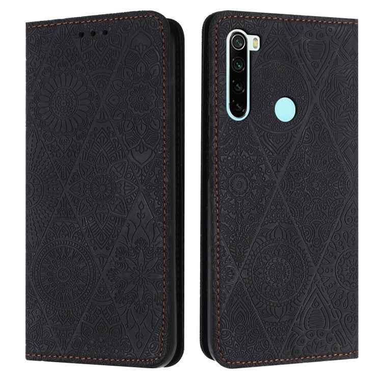 Ethnic Embossed Adsorption Leather Phone Case, For Redmi Note 8T, For Redmi Note 8, For Redmi Note 8 Pro, For Redmi Note 7 / 7 Pro