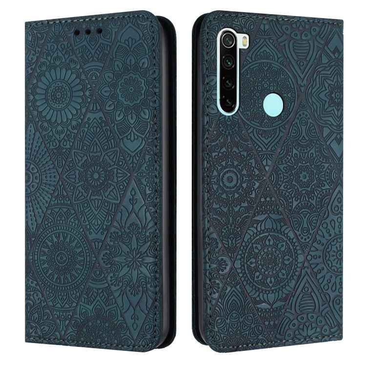 Ethnic Embossed Adsorption Leather Phone Case, For Redmi Note 8T, For Redmi Note 8, For Redmi Note 8 Pro, For Redmi Note 7 / 7 Pro
