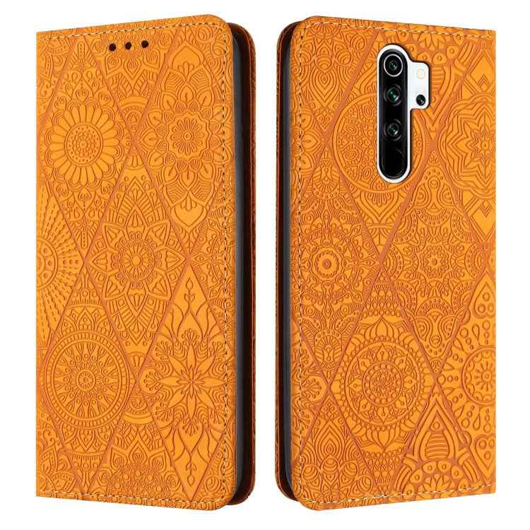 Ethnic Embossed Adsorption Leather Phone Case, For Redmi Note 8T, For Redmi Note 8, For Redmi Note 8 Pro, For Redmi Note 7 / 7 Pro