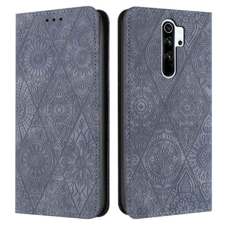 Ethnic Embossed Adsorption Leather Phone Case, For Redmi Note 8T, For Redmi Note 8, For Redmi Note 8 Pro, For Redmi Note 7 / 7 Pro
