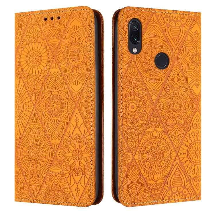 Ethnic Embossed Adsorption Leather Phone Case, For Redmi Note 8T, For Redmi Note 8, For Redmi Note 8 Pro, For Redmi Note 7 / 7 Pro