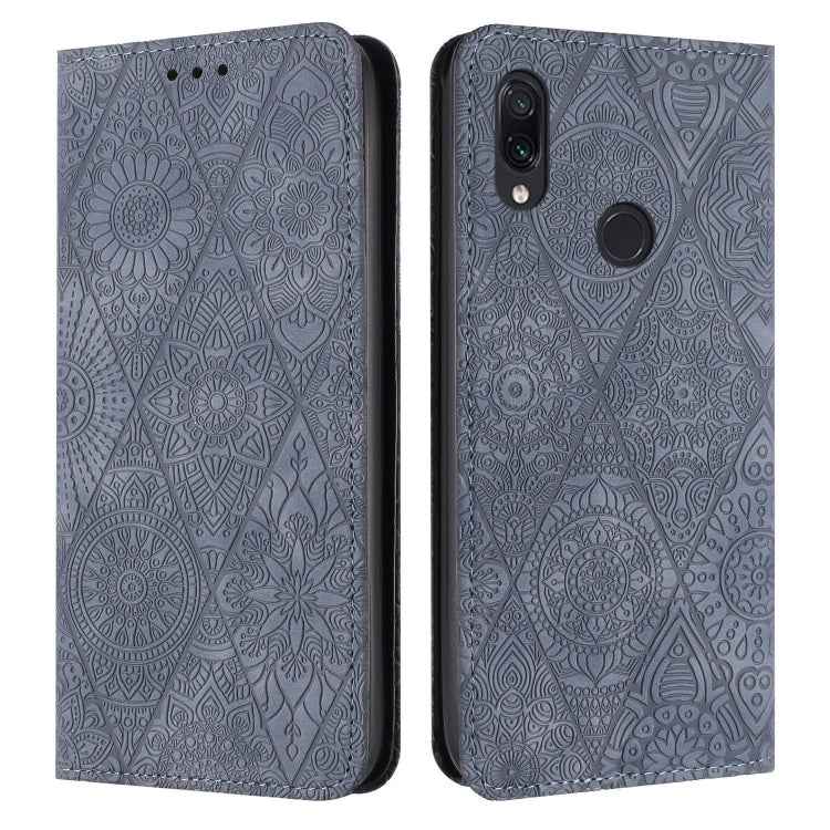Ethnic Embossed Adsorption Leather Phone Case, For Redmi Note 8T, For Redmi Note 8, For Redmi Note 8 Pro, For Redmi Note 7 / 7 Pro