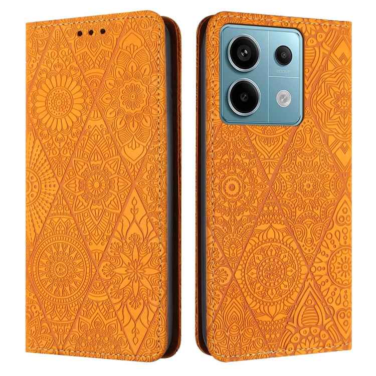 Ethnic Embossed Adsorption Leather Phone Case, For Xiaomi Redmi 13 4G, For Xiaomi Redmi Note 13 5G, For Xiaomi Redmi 13C, For Xiaomi Redmi Note 13 Pro 5G, For Redmi Note 12 Pro 4G, For Redmi Note 12 4G Global, For Redmi Note 12 Pro 5G Global�����������...