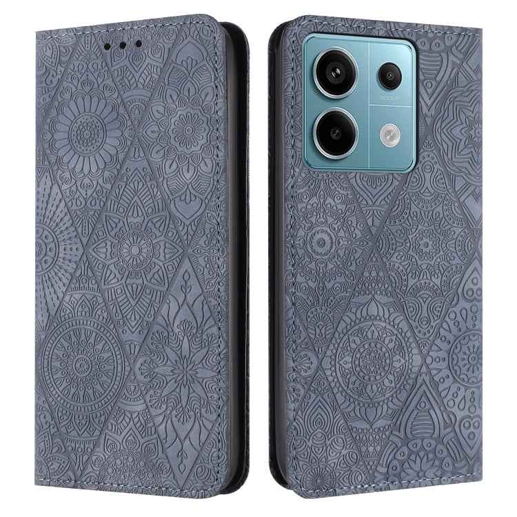 Ethnic Embossed Adsorption Leather Phone Case, For Xiaomi Redmi 13 4G, For Xiaomi Redmi Note 13 5G, For Xiaomi Redmi 13C, For Xiaomi Redmi Note 13 Pro 5G, For Redmi Note 12 Pro 4G, For Redmi Note 12 4G Global, For Redmi Note 12 Pro 5G Global�����������...