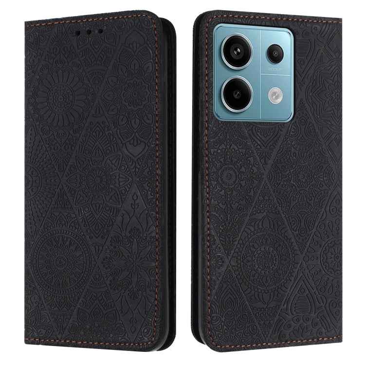 Ethnic Embossed Adsorption Leather Phone Case, For Xiaomi Redmi 13 4G, For Xiaomi Redmi Note 13 5G, For Xiaomi Redmi 13C, For Xiaomi Redmi Note 13 Pro 5G, For Redmi Note 12 Pro 4G, For Redmi Note 12 4G Global, For Redmi Note 12 Pro 5G Global�����������...