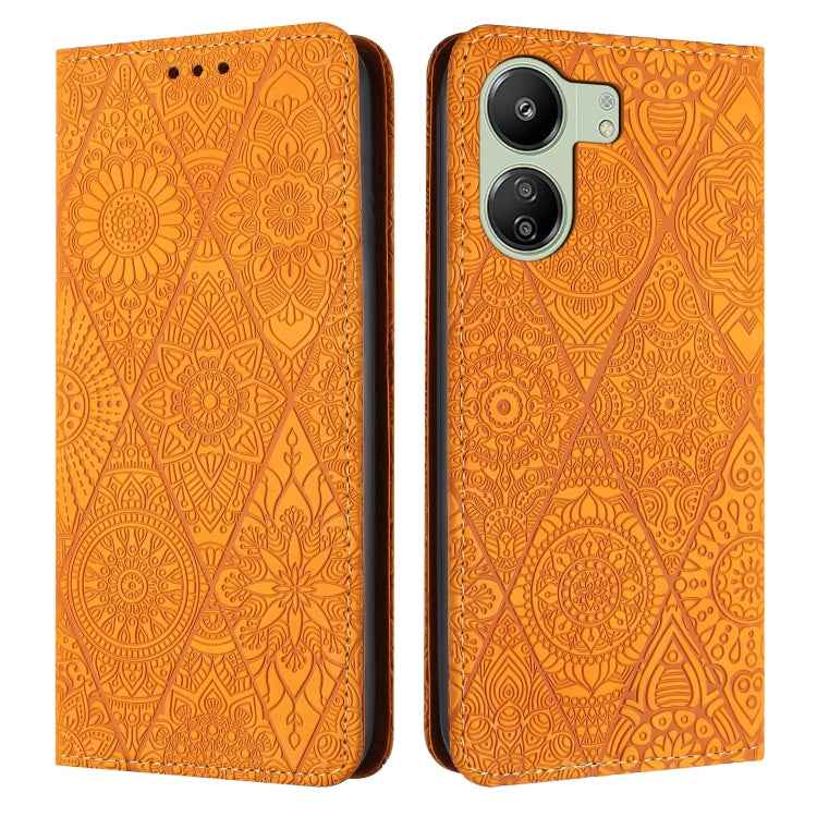 Ethnic Embossed Adsorption Leather Phone Case, For Xiaomi Redmi 13 4G, For Xiaomi Redmi Note 13 5G, For Xiaomi Redmi 13C, For Xiaomi Redmi Note 13 Pro 5G, For Redmi Note 12 Pro 4G, For Redmi Note 12 4G Global, For Redmi Note 12 Pro 5G Global�����������...