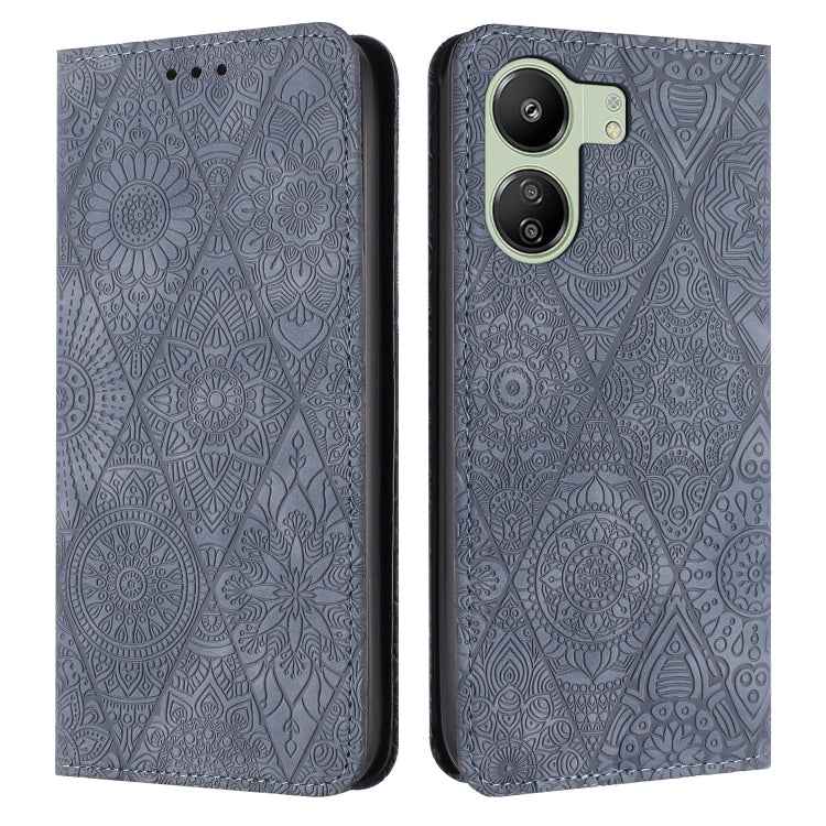 Ethnic Embossed Adsorption Leather Phone Case, For Xiaomi Redmi 13 4G, For Xiaomi Redmi Note 13 5G, For Xiaomi Redmi 13C, For Xiaomi Redmi Note 13 Pro 5G, For Redmi Note 12 Pro 4G, For Redmi Note 12 4G Global, For Redmi Note 12 Pro 5G Global�����������...