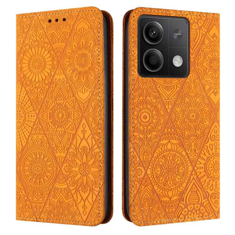 Ethnic Embossed Adsorption Leather Phone Case, For Xiaomi Redmi 13 4G, For Xiaomi Redmi Note 13 5G, For Xiaomi Redmi 13C, For Xiaomi Redmi Note 13 Pro 5G, For Redmi Note 12 Pro 4G, For Redmi Note 12 4G Global, For Redmi Note 12 Pro 5G Global�����������...