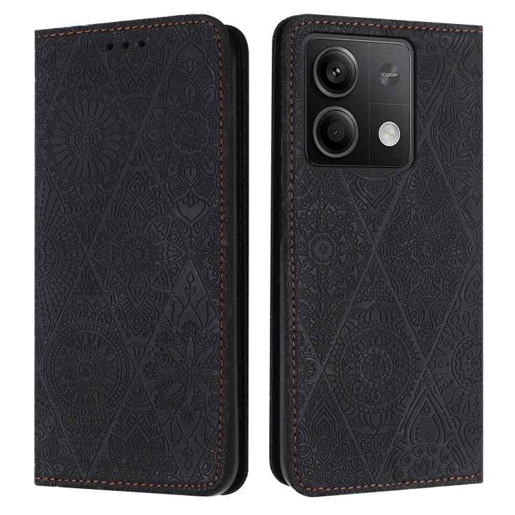 Ethnic Embossed Adsorption Leather Phone Case, For Xiaomi Redmi 13 4G, For Xiaomi Redmi Note 13 5G, For Xiaomi Redmi 13C, For Xiaomi Redmi Note 13 Pro 5G, For Redmi Note 12 Pro 4G, For Redmi Note 12 4G Global, For Redmi Note 12 Pro 5G Global�����������...