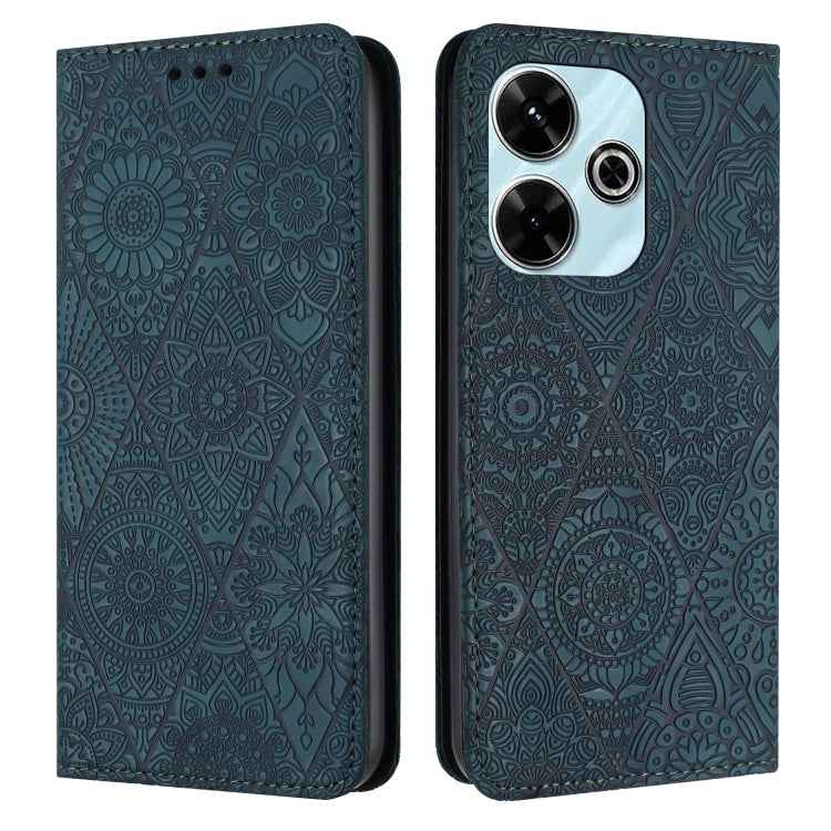 Ethnic Embossed Adsorption Leather Phone Case, For Xiaomi Redmi 13 4G, For Xiaomi Redmi Note 13 5G, For Xiaomi Redmi 13C, For Xiaomi Redmi Note 13 Pro 5G, For Redmi Note 12 Pro 4G, For Redmi Note 12 4G Global, For Redmi Note 12 Pro 5G Global�����������...