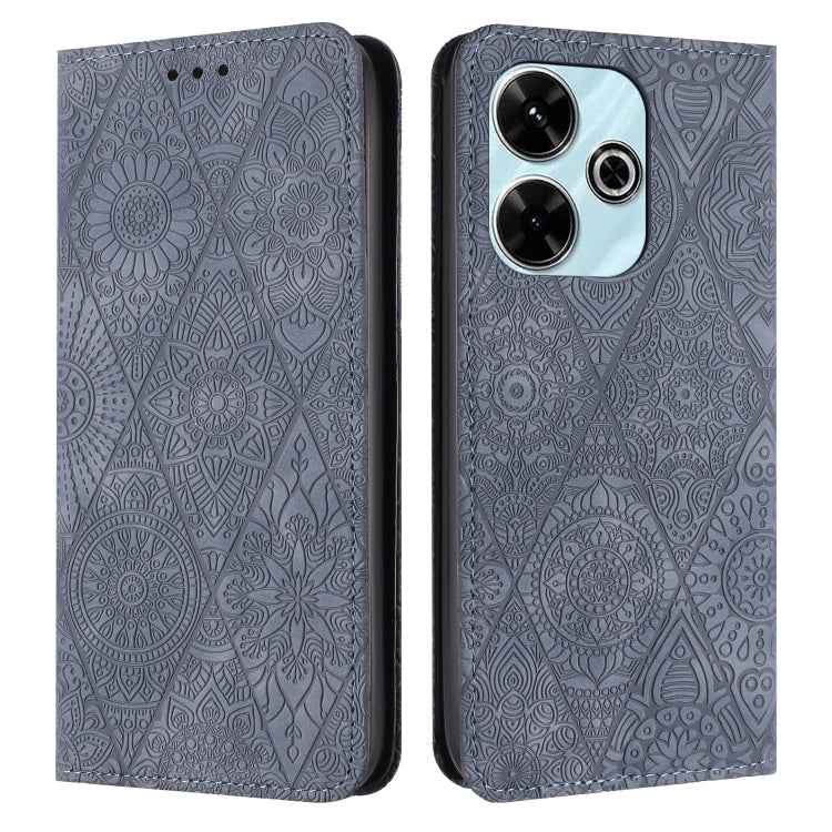 Ethnic Embossed Adsorption Leather Phone Case, For Xiaomi Redmi 13 4G, For Xiaomi Redmi Note 13 5G, For Xiaomi Redmi 13C, For Xiaomi Redmi Note 13 Pro 5G, For Redmi Note 12 Pro 4G, For Redmi Note 12 4G Global, For Redmi Note 12 Pro 5G Global�����������...