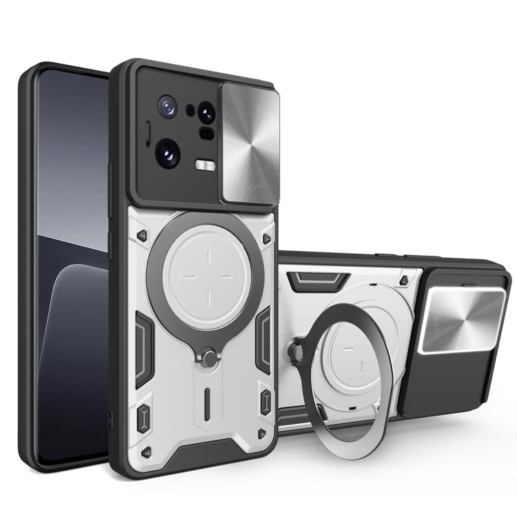 CD Texture Sliding Camshield Magnetic Holder Phone Case, For Xiaomi Redmi Note 12S 4G, For Xiaomi Redmi Note 12 4G, For Xiaomi Redmi Note 12 Pro 5G, For Xiaomi Redmi 12C, For Xiaomi 13 Lite / Civi 2 5G, For Xiaomi 13 Pro, For Xiaomi 13                 ...
