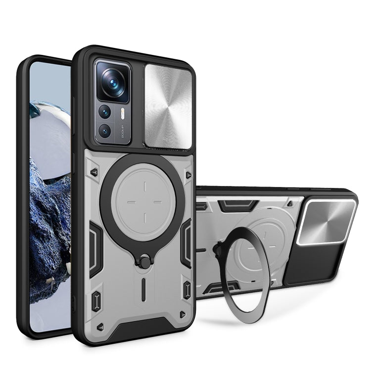 CD Texture Sliding Camshield Magnetic Holder Phone Case, For Xiaomi Redmi Note 12S 4G, For Xiaomi Redmi Note 12 4G, For Xiaomi Redmi Note 12 Pro 5G, For Xiaomi Redmi 12C, For Xiaomi 13 Lite / Civi 2 5G, For Xiaomi 13 Pro, For Xiaomi 13                 ...