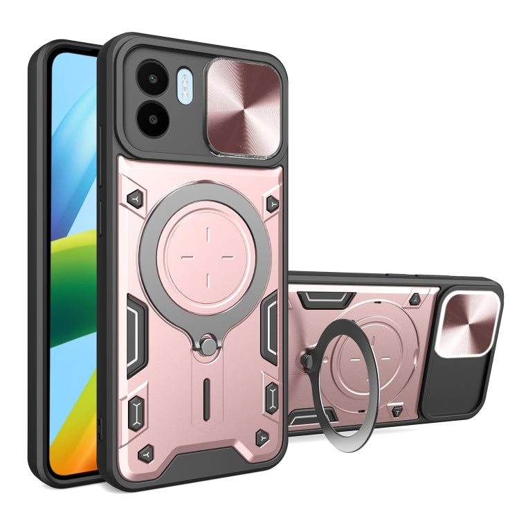 CD Texture Sliding Camshield Magnetic Holder Phone Case, For Xiaomi Poco M5 5G, For Xiaomi Redmi A1 4G, For Xiaomi Redmi Note 11 Global, For Xiaomi Redmi K40S / Poco F4, For Xiaomi Poco M4 Pro 4G, For Xiaomi Poco X4 Pro 5G, For Xiaomi Redmi Note 11 4G ...