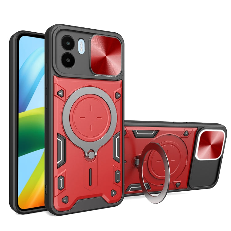 CD Texture Sliding Camshield Magnetic Holder Phone Case, For Xiaomi Poco M5 5G, For Xiaomi Redmi A1 4G, For Xiaomi Redmi Note 11 Global, For Xiaomi Redmi K40S / Poco F4, For Xiaomi Poco M4 Pro 4G, For Xiaomi Poco X4 Pro 5G, For Xiaomi Redmi Note 11 4G ...