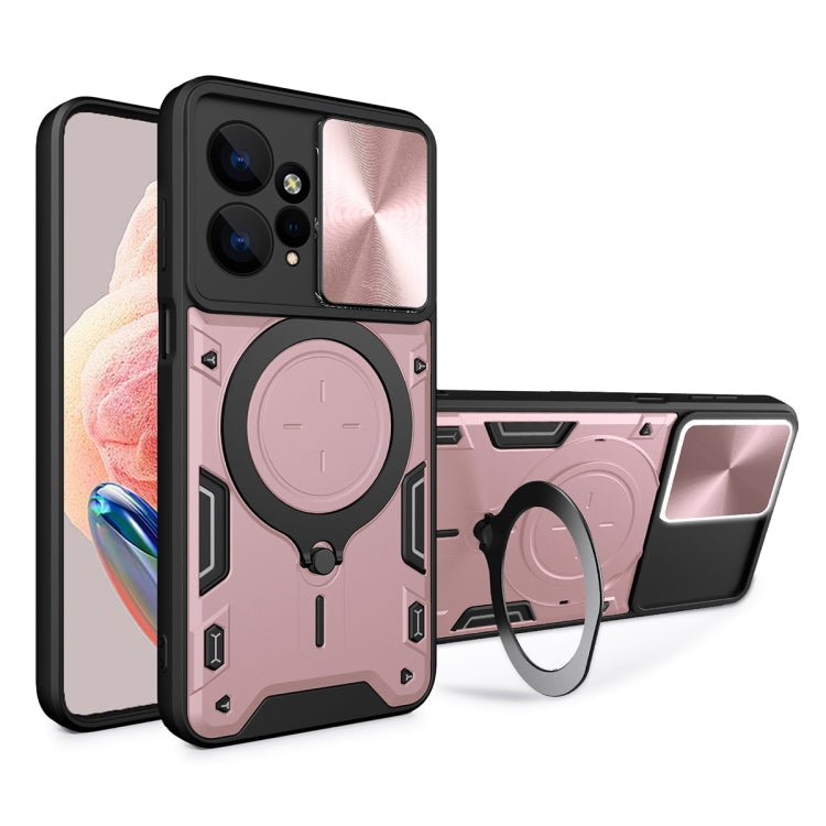 CD Texture Sliding Camshield Magnetic Holder Phone Case, For Xiaomi Redmi Note 12S 4G, For Xiaomi Redmi Note 12 4G, For Xiaomi Redmi Note 12 Pro 5G, For Xiaomi Redmi 12C, For Xiaomi 13 Lite / Civi 2 5G, For Xiaomi 13 Pro, For Xiaomi 13                 ...