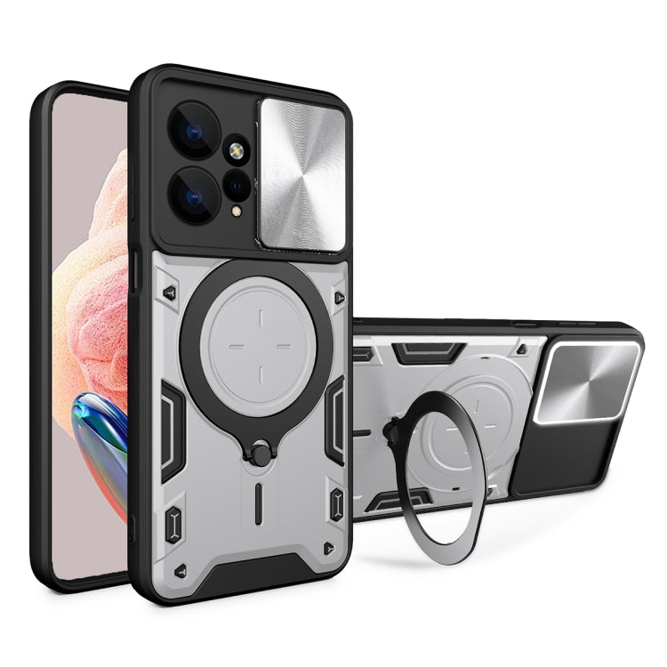 CD Texture Sliding Camshield Magnetic Holder Phone Case, For Xiaomi Redmi Note 12S 4G, For Xiaomi Redmi Note 12 4G, For Xiaomi Redmi Note 12 Pro 5G, For Xiaomi Redmi 12C, For Xiaomi 13 Lite / Civi 2 5G, For Xiaomi 13 Pro, For Xiaomi 13                 ...