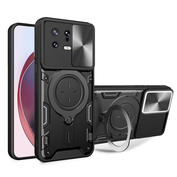 CD Texture Sliding Camshield Magnetic Holder Phone Case, For Xiaomi Redmi Note 12S 4G, For Xiaomi Redmi Note 12 4G, For Xiaomi Redmi Note 12 Pro 5G, For Xiaomi Redmi 12C, For Xiaomi 13 Lite / Civi 2 5G, For Xiaomi 13 Pro, For Xiaomi 13                 ...