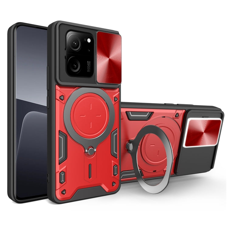 CD Texture Sliding Camshield Magnetic Holder Phone Case, For Xiaomi Redmi A3, For Xiaomi Redmi 13C 5G Global, For Xiaomi Redmi Note 13 5G, For Xiaomi Redmi 13C 4G, For Xiaomi Redmi Note 13 Pro 5G, For Xiaomi 13T / Redmi K60 Ultra                       ...
