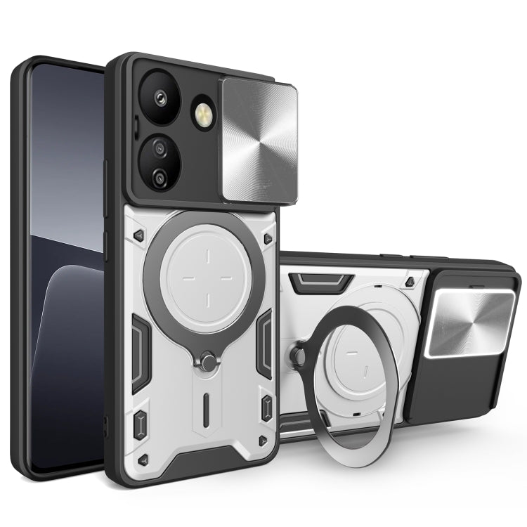 CD Texture Sliding Camshield Magnetic Holder Phone Case, For Xiaomi Redmi A3, For Xiaomi Redmi 13C 5G Global, For Xiaomi Redmi Note 13 5G, For Xiaomi Redmi 13C 4G, For Xiaomi Redmi Note 13 Pro 5G, For Xiaomi 13T / Redmi K60 Ultra                       ...