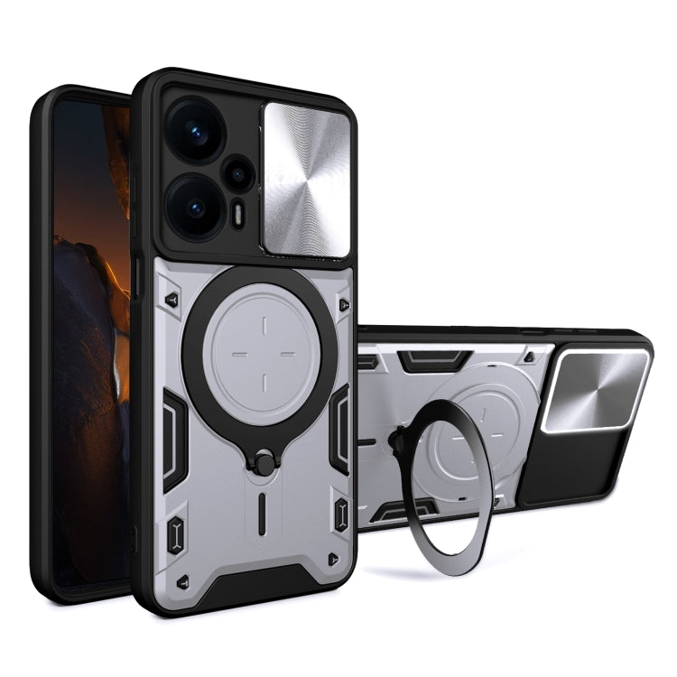 CD Texture Sliding Camshield Magnetic Holder Phone Case, For Xiaomi Redmi A3, For Xiaomi Redmi 13C 5G Global, For Xiaomi Redmi Note 13 5G, For Xiaomi Redmi 13C 4G, For Xiaomi Redmi Note 13 Pro 5G, For Xiaomi 13T / Redmi K60 Ultra                       ...