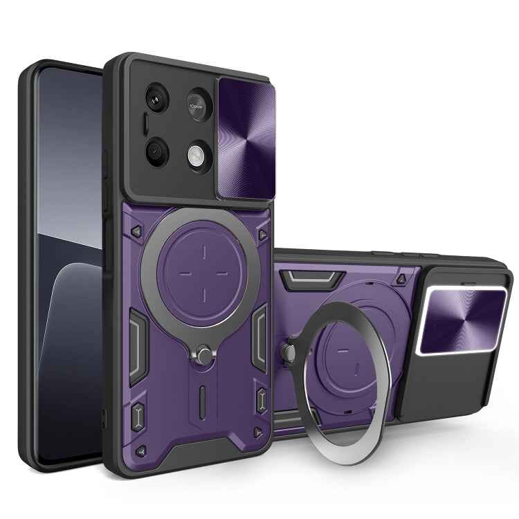 CD Texture Sliding Camshield Magnetic Holder Phone Case, For Xiaomi Redmi A3, For Xiaomi Redmi 13C 5G Global, For Xiaomi Redmi Note 13 5G, For Xiaomi Redmi 13C 4G, For Xiaomi Redmi Note 13 Pro 5G, For Xiaomi 13T / Redmi K60 Ultra                       ...