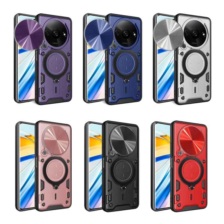 CD Texture Sliding Camshield Magnetic Holder Phone Case, For Xiaomi Redmi A3, For Xiaomi Redmi 13C 5G Global, For Xiaomi Redmi Note 13 5G, For Xiaomi Redmi 13C 4G, For Xiaomi Redmi Note 13 Pro 5G, For Xiaomi 13T / Redmi K60 Ultra                       ...
