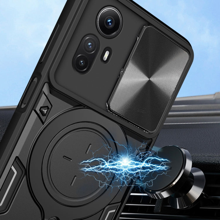 CD Texture Sliding Camshield Magnetic Holder Phone Case, For Xiaomi Redmi Note 12S 4G, For Xiaomi Redmi Note 12 4G, For Xiaomi Redmi Note 12 Pro 5G, For Xiaomi Redmi 12C, For Xiaomi 13 Lite / Civi 2 5G, For Xiaomi 13 Pro, For Xiaomi 13                 ...