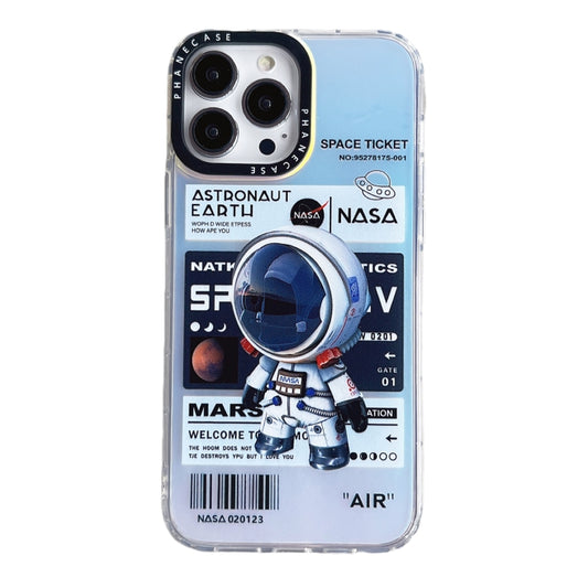 Astronaut Pattern Shockproof PC Protective Phone Case, For iPhone 14 Pro Max, For iPhone 14 Pro, For iPhone 14 Plus, For iPhone 14, For iPhone 13 Pro Max, For iPhone 13 Pro, For iPhone 13, For iPhone 12 Pro Max, For iPhone 12 Pro, For iPhone 12��������...