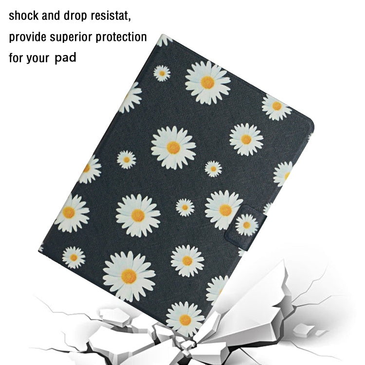 Flower Pattern Horizontal Flip Leather Case with Card Slots & Holder, For Huawei MediaPad M5 lite 10.1, For Huawei MediaPad T5, For Lenovo Tab M10, For Lenovo Tab M10 Plus, For Samsung Galaxy Tab A 8.0 2019, For Samsung Galaxy Tab A 10.1 (2019)        ...