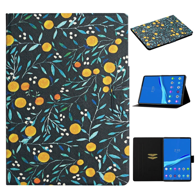 Flower Pattern Horizontal Flip Leather Case with Card Slots & Holder, For Huawei MediaPad M5 lite 10.1, For Huawei MediaPad T5, For Lenovo Tab M10, For Lenovo Tab M10 Plus, For Samsung Galaxy Tab A 8.0 2019, For Samsung Galaxy Tab A 10.1 (2019)        ...