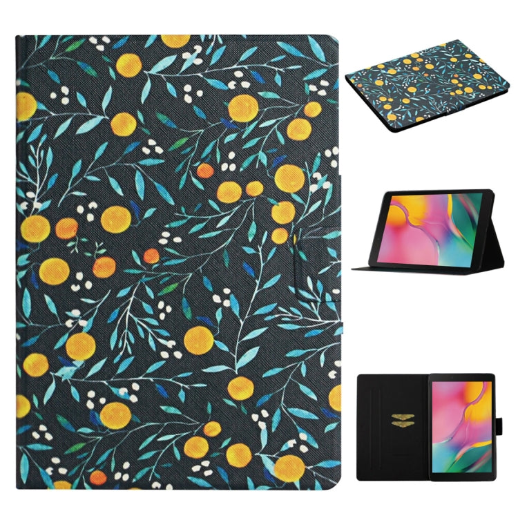 Flower Pattern Horizontal Flip Leather Case with Card Slots & Holder, For Huawei MediaPad M5 lite 10.1, For Huawei MediaPad T5, For Lenovo Tab M10, For Lenovo Tab M10 Plus, For Samsung Galaxy Tab A 8.0 2019, For Samsung Galaxy Tab A 10.1 (2019)        ...