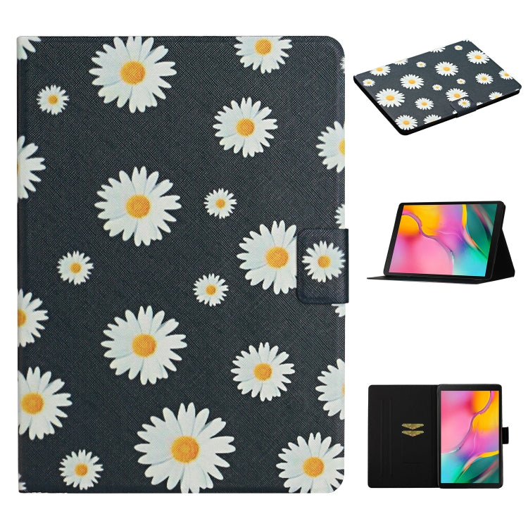 Flower Pattern Horizontal Flip Leather Case with Card Slots & Holder, For Huawei MediaPad M5 lite 10.1, For Huawei MediaPad T5, For Lenovo Tab M10, For Lenovo Tab M10 Plus, For Samsung Galaxy Tab A 8.0 2019, For Samsung Galaxy Tab A 10.1 (2019)        ...