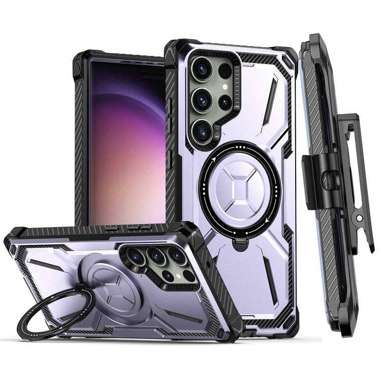 Armor Series Holder Phone Case with Back Clip, For Samsung Galaxy S23 Ultra 5G, For Samsung Galaxy S23 5G, For Samsung Galaxy S22 Ultra 5G, For Samsung Galaxy S22 5G, For Samsung Galaxy S22+ 5G, For Samsung Galaxy S21 Ultra 5G, For Samsung Galaxy S21+ ...