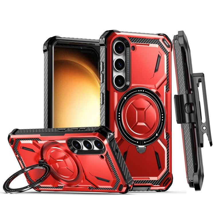Armor Series Holder Phone Case with Back Clip, For Samsung Galaxy S23 Ultra 5G, For Samsung Galaxy S23 5G, For Samsung Galaxy S22 Ultra 5G, For Samsung Galaxy S22 5G, For Samsung Galaxy S22+ 5G, For Samsung Galaxy S21 Ultra 5G, For Samsung Galaxy S21+ ...