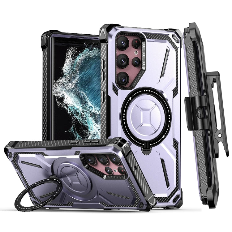 Armor Series Holder Phone Case with Back Clip, For Samsung Galaxy S23 Ultra 5G, For Samsung Galaxy S23 5G, For Samsung Galaxy S22 Ultra 5G, For Samsung Galaxy S22 5G, For Samsung Galaxy S22+ 5G, For Samsung Galaxy S21 Ultra 5G, For Samsung Galaxy S21+ ...