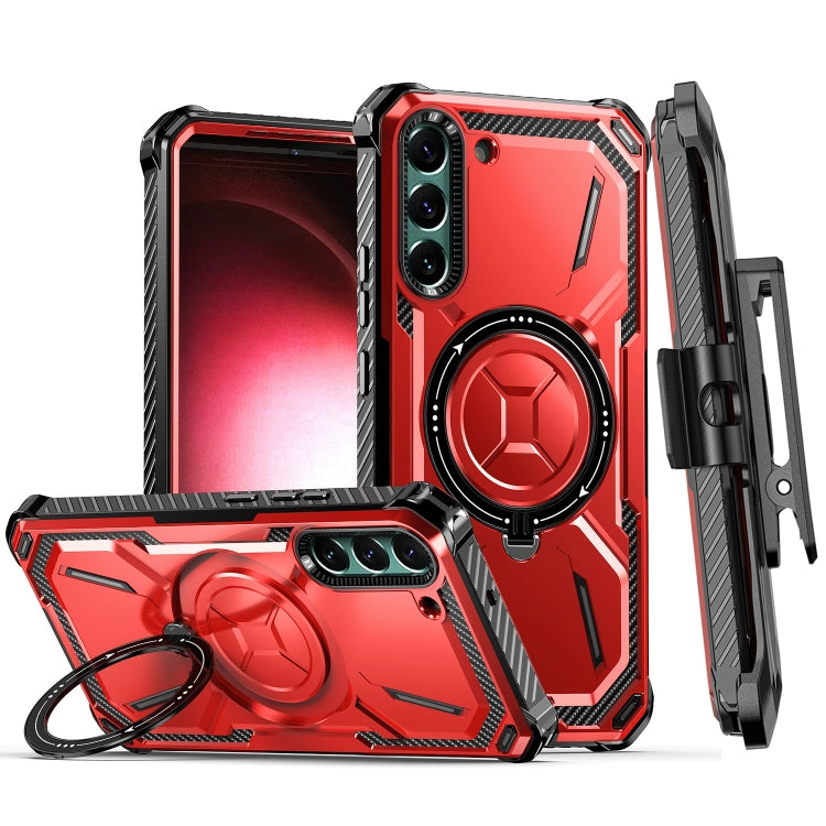 Armor Series Holder Phone Case with Back Clip, For Samsung Galaxy S23 Ultra 5G, For Samsung Galaxy S23 5G, For Samsung Galaxy S22 Ultra 5G, For Samsung Galaxy S22 5G, For Samsung Galaxy S22+ 5G, For Samsung Galaxy S21 Ultra 5G, For Samsung Galaxy S21+ ...